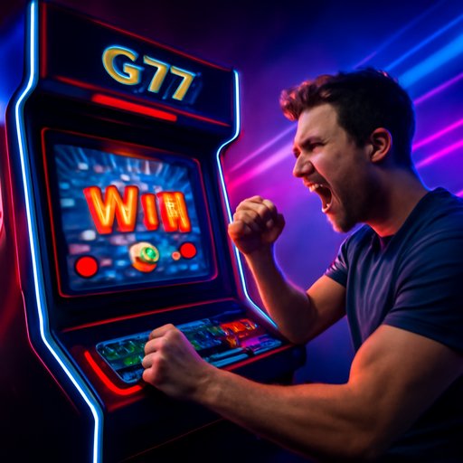 g77 arcade cabinet style game display