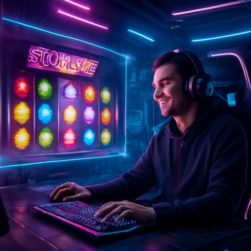g77 Starburst neon reels